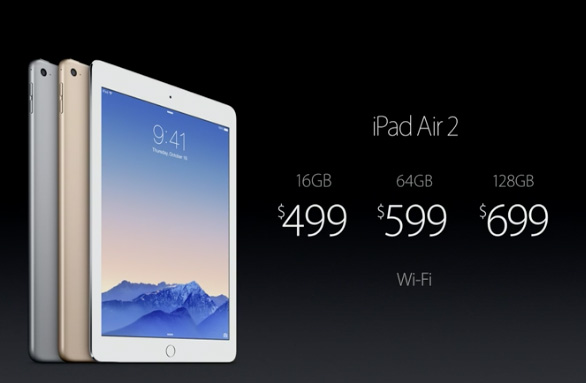 ราคา iPad Air 2 