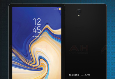 เผยภาพเรนเดอร์ Samsung Galaxy Tab S4 แท็บเล็ตเรือธงรุ่นใหม่ จ่อมาพร้อม RAM 4 GB และรองรับการสแกนใบหน้า ลุ้นเปิดตัว 9 ส.ค.นี้พร้อม Note 9 