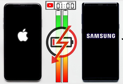 ทดสอบความอึดของแบตเตอรี่ระหว่าง iPhone XS Max และ Samsung Galaxy Note 9 จากการใช้งานจริง รุ่นไหนใช้งานได้นานกว่า (ชมคลิป)