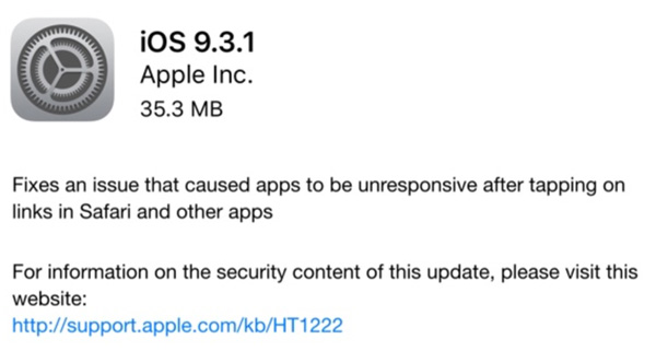 Apple ปล่อยอัปเดต Ios 9.3.1 แก้ปัญหา แอปเด้ง (App Crash) แล้ว ::  Techmoblog.Com