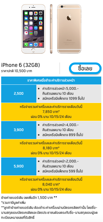 ราคา iphone 6 air max