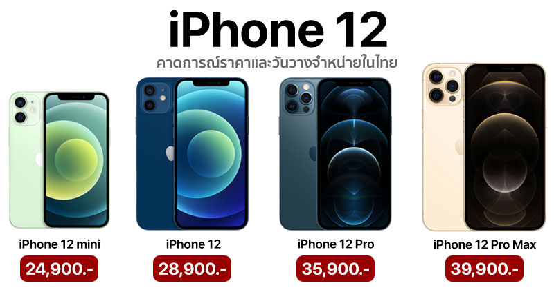 à¸ªà¸£à¸¸à¸›à¸£à¸²à¸„à¸² iPhone 12 à¸—à¸¸à¸à¸£à¸¸à¹ˆà¸™ à¸žà¸£à¹‰à¸­à¸¡à¸„à¸²à¸