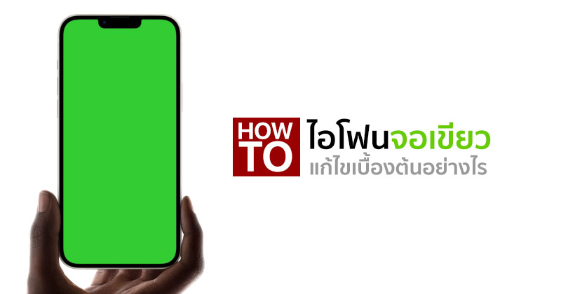 How To] Iphone จอเขียว เกิดจากอะไร ? แนะนำ 5 วิธีแก้ไข ไอโฟนจอเขียว  เบื้องต้น :: Techmoblog.Com