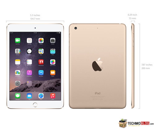 รูปภาพ  Apple iPad mini 3 (with Retina display) Wi-Fi + Cellular (แอปเปิล iPad mini 3 (with Retina display) Wi-Fi + Cellular)