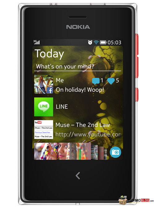 รูปภาพ  Nokia Asha 503 Dual SIM (โนเกีย Asha 503 Dual SIM)