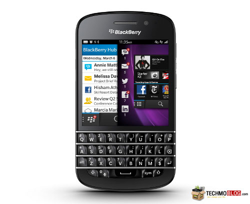 รูปภาพ  BlackBerry Q10 (แบล็คเบอร์รี่ Q10)