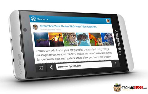 รูปภาพ  BlackBerry Z10 (แบล็คเบอร์รี่ Z10)