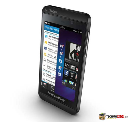 รูปภาพ  BlackBerry Z10 (แบล็คเบอร์รี่ Z10)