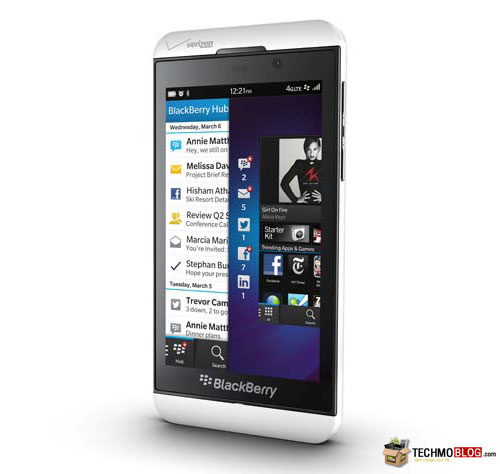รูปภาพ  BlackBerry Z10 (แบล็คเบอร์รี่ Z10)