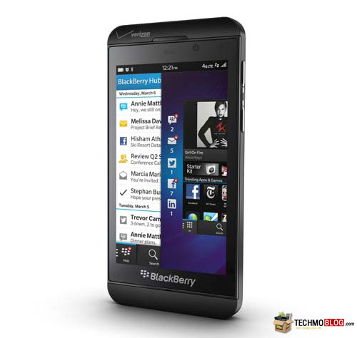 รูปภาพ  BlackBerry Z10 (แบล็คเบอร์รี่ Z10)