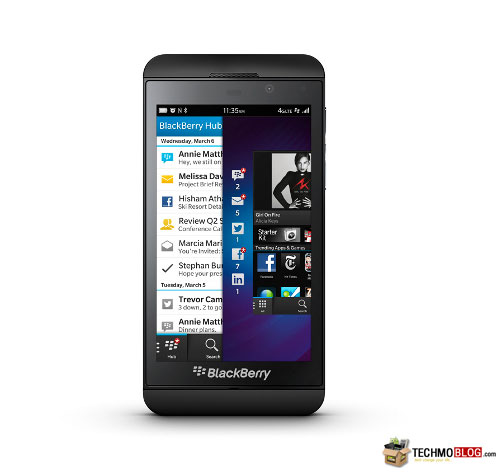 รูปภาพ  BlackBerry Z10 (แบล็คเบอร์รี่ Z10)