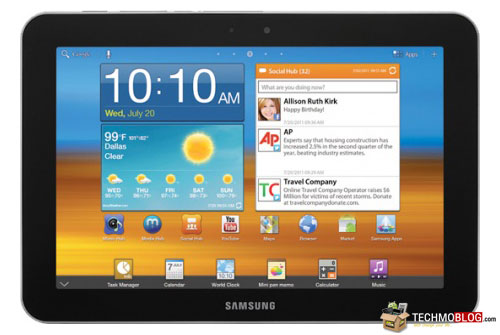 รูปภาพ  Samsung Galaxy Tab 8.9 3G 16GB (ซัมซุง Galaxy Tab 8.9 3G 16GB)