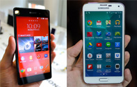 เปรียบเทียบสเปค สมาร์ทโฟนเรือธง จากสองค่าย Samsung Galaxy S5 ชน Sony Xperia Z2 สเปคจะต่างกันแค่ไหน ต้องดู 