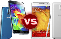 เปรียบเทียบ สเปค Samsung Galaxy S5 vs Samsung Galaxy Note 3 