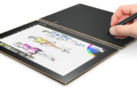 Lenovo Yoga Book แท็บเล็ตสองหน้าจอขนาด 10.1 นิ้วแบบพับได้ ด้วย Halo Keyboard คีย์บอร์ดระบบสัมผัส พร้อมปากกา Stylus ที่เขียนได้บนกระดาษจริง เคาะราคาเริ่มต้นเพียง 20,000 บาทเท่านั้น!