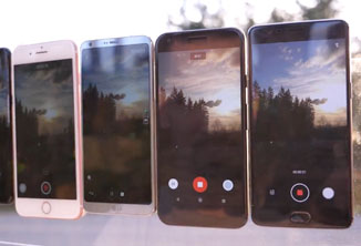 เปรียบเทียบคลิปที่ได้จากการถ่ายวีดีโอ ระหว่าง Samsung Galaxy S8 กับ 4 มือถือเรือธงรุ่นยอดนิยม iPhone 7 Plus, LG G6, Google Pixel และ One Plus 3T แตกต่างกันแค่ไหน มาดู!