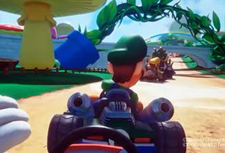 Mario Kart Arcade GP VR เกมแข่งรถเวอร์ชัน Arcade ใหม่ล่าสุด ล้ำกว่าเดิมด้วยแว่น VR และเบาะโยกได้ราวกับขับอยู่ในเกม เตรียมเปิดให้เล่นเดือนหน้า!