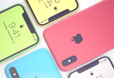ชมภาพคอนเซ็ปท์ iPhone Xc ไอโฟนดีไซน์ลูกผสมระหว่าง iPhone X และ iPhone 5C บนบอดี้แบบพลาสติกหลากสี ครอบทับด้วยกระจก