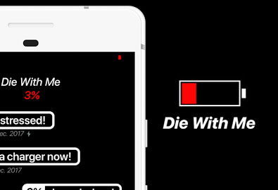 Die With Me แอปฯ แชทสุดแปลก ใช้งานได้เฉพาะตอนแบตใกล้จะหมดเท่านั้น