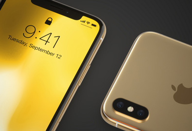 ภาพคอนเซ็ปต์ iPhone XS และ iPhone X Plus ด้วยบอดี้กรอบทองสุดหรู พร้อมสีสันให้เลือกถึง 3 เฉดสี