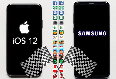 เปรียบเทียบความเร็วในการเปิดแอปฯ ระหว่าง iPhone X บน iOS 12 beta 2 กับ Samsung Galaxy S9+ บน Android 8.0 รุ่นไหนทำงานได้เร็วกว่า ?