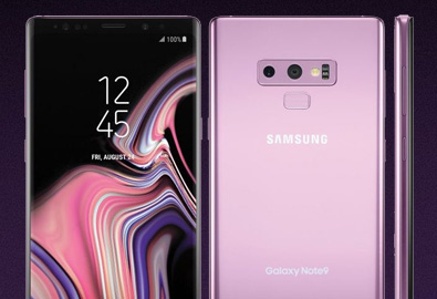 เผยภาพเรนเดอร์ Samsung Galaxy Note 9 สีม่วง Lilac Purple และหลุดภาพ Note 9 เครื่องจริง อุ่นเครื่องก่อนเปิดตัว 9 ส.ค.นี้