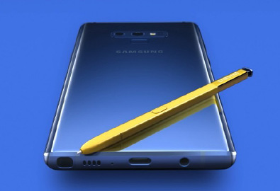 Samsung Galaxy Note 9 จ่อมาพร้อมกล้องคู่ AI ด้านปากกา S Pen สามารถหาซื้อแยกได้หากต้องการสีอื่น