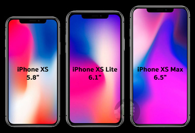 สื่อดังเผย iPhone รุ่นจอ 6.5 นิ้ว จะมีชื่อว่า iPhone XS Max ด้าน iPhone รุ่นราคาย่อมเยา จ่อใช้ชื่อ iPhone XS Lite เปิดตัวด้วยราคาเท่า iPhone 8