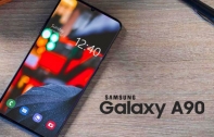 Samsung Galaxy A90 5G หลุดภาพเรนเดอร์ทางการ พร้อมสเปก ยืนยันมาพร้อมชิป Snapdragon 855, RAM 6 GB และกล้องหลัง 3 ตัว 48MP บนดีไซน์จอบากหยดน้ำขนาด 6.7 นิ้ว