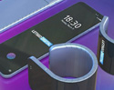 ชมคอนเซ็ปต์ สมาร์ทโฟนหน้าจอม้วนได้จาก Samsung มาพร้อมกล้องคู่หน้า-หลัง, รองรับการสแกนนิ้วใต้จอ และสามารถม้วนรอบข้อมือกลายเป็น Smartwatch ได้