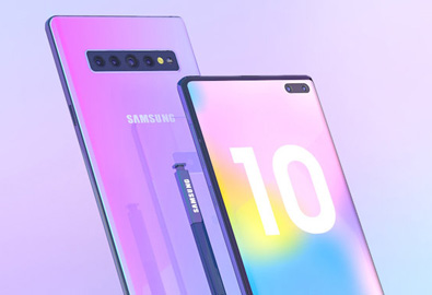 Samsung Galaxy Note 10 กับภาพเรนเดอร์แบบ 3D ชุดล่าสุด จ่อมาพร้อมกล้องหน้าหลัง 6 ตัว บนดีไซน์หน้าจอเจาะรูและบอดี้หลากสี