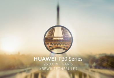 เตรียมพบกับ “HUAWEI P30 Series” สมาร์ทโฟนเรือธงที่จะมาปฏิวัติวงการถ่ายภาพอีกครั้ง ชมไลฟ์สดงานเปิดตัวแบบเรียลไทม์จากมหานครปารีสพร้อมกัน 26 มีนาคมนี้ 2 ทุ่มเวลาไทย!