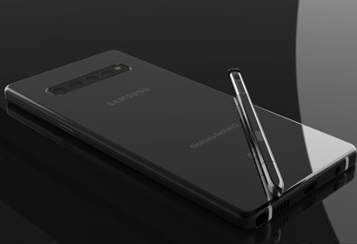 Samsung Galaxy Note 10 กับภาพคอนเซ็ปต์ชุดใหม่ มาพร้อมปากกา S Pen ติดกล้องคู่สำหรับถ่ายเซลฟี่ และกล้องหลัง 4 ตัว บนดีไซน์จอแบบ All-Screen 
