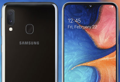 เปิดตัว Samsung Galaxy A20e คู่แฝดของ A20 แต่จอไซส์เล็กกว่าที่ 5.8 นิ้ว พร้อมกล้องคู่ 13MP, RAM 3 GB และรองรับชาร์จเร็ว บนดีไซน์จอบาก Infinity-V Display