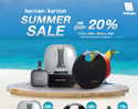 หน้าร้อนนี้.. ต้อนรับด้วยโปรโมชั่น Summer Sale สุดพรีเมี่ยมจาก Harman Kardon ลดสูงสุดถึง 20%