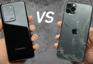 ทดสอบ Drop Test ระหว่าง Samsung Galaxy S20 Ultra และ iPhone 11 Pro Max เรือธงรุ่นใดจะแข็งแกร่งกว่ากัน ให้คลิปตัดสิน