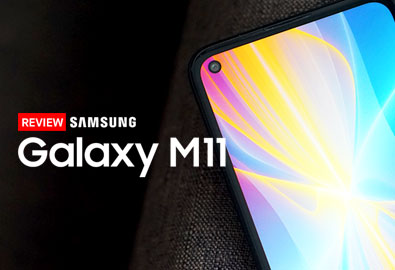 [รีวิว] Samsung Galaxy M11 มือถือจอใหญ่, กล้องหลัง 3 ตัว พร้อมแบตอึด 5,000 mAh บนดีไซน์ Infinity-O Display ขนาด 6.4 นิ้ว ในราคาเบา ๆ เพียง 4,990 บาท