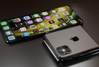 iPhone จอพับได้ เผยสิทธิบัตรล่าสุด มาพร้อม Touch Bar และใช้ดีไซน์การพับแบบตลับแป้ง ลุ้นเปิดตัวปีหน้า (2021)