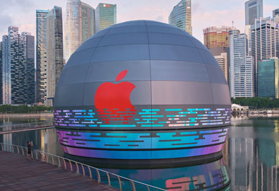 Apple เตรียมเปิดตัว Apple Marina Bay Sands สโตร์ลอยน้ำแห่งแรกที่สิงคโปร์ คาดเผยโฉมปลายปีนี้