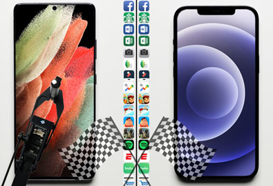 เปรียบเทียบความเร็วในการเปิดแอปพลิเคชัน (Speed Test) ระหว่าง Samsung Galaxy S21 Ultra และ iPhone 12 Pro Max เรือธงรุ่นใดประมวลผลได้เร็วกว่า ให้คลิปตัดสิน