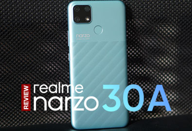 [รีวิว] realme narzo 30A มือถือเกมมิ่งรุ่นสุดคุ้ม แบตใหญ่จุใจ 6,000 mAh พร้อมชิป Helio G85 และ RAM 4 GB เคาะค่าตัวเพียง 4,599 บาท