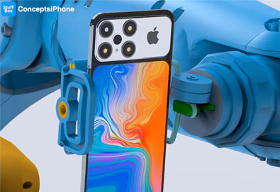 iPhone 13 Pro ชมคอนเซ็ปต์ iPhone สองหน้าจอ แรงด้วยชิป Apple A16 Bionic พร้อมกล้องหลัง 4 ตัว และ Touch ID บนหน้าจอ