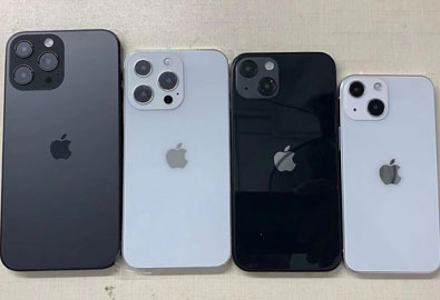 iPhone 13 เผยภาพเครื่องจำลองทั้ง 4 รุ่น พบดีไซน์กล้องเปลี่ยนไป จัดเรียงแบบแนวทแยง ส่วนรุ่น Pro โมดูลกล้องใหญ่ขึ้นกว่าเดิมเล็กน้อย