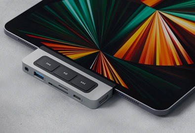 HyperDrive 6-in-1 USB-C Media Hub อุปกรณ์เสริมสารพัดประโยชน์สำหรับ iPad มีพอร์ตมากถึง 6 พอร์ต พร้อมปุ่มควบคุมการเล่นเพลง