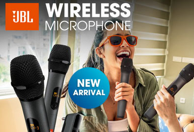 JBL WIRELESS MICROPHONE  ไมโครโฟนคู่ไร้สาย ใช้งานง่าย สนุกได้ทุกพื้นที่ 