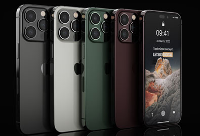 iPhone 14 Pro เผยภาพคอนเซ็ปต์ล่าสุด อ้างอิงดีไซน์จากภาพร่าง จ่อใช้ดีไซน์จอเจาะรู กล้องละเอียดขึ้น 48MP และสีใหม่ Burgundy