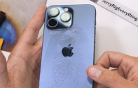 JerryRigEverything ทดสอบความแกร่งของบอดี้ไทเทเนียมบน iPhone 15 Pro Max ด้วยมือเปล่า พบกระจกหลังแตกง่าย แต่เครื่องไม่งอ (มีคลิป)
