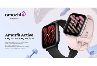 Amazfit Active สมาร์ทวอทช์สำหรับคนรุ่นใหม่ ตอบโจทย์ไลฟ์สไตล์แอคทีฟ