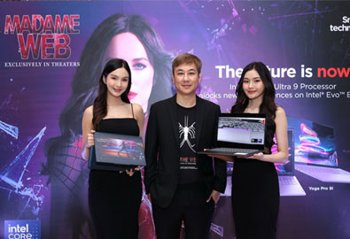 Lenovo ปลุกพลัง Spider-Senses ร่วม 'Madame Web' กับแล็ปท็อปอัจฉริยะ สู่ยุคดิจิทัล