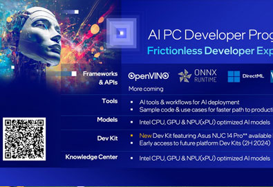 Intel ปล่อยฟีเจอร์ใหม่สำหรับ AI PC เพื่อนักพัฒนาซอฟต์แวร์และผู้จำหน่ายฮาร์ดแวร์